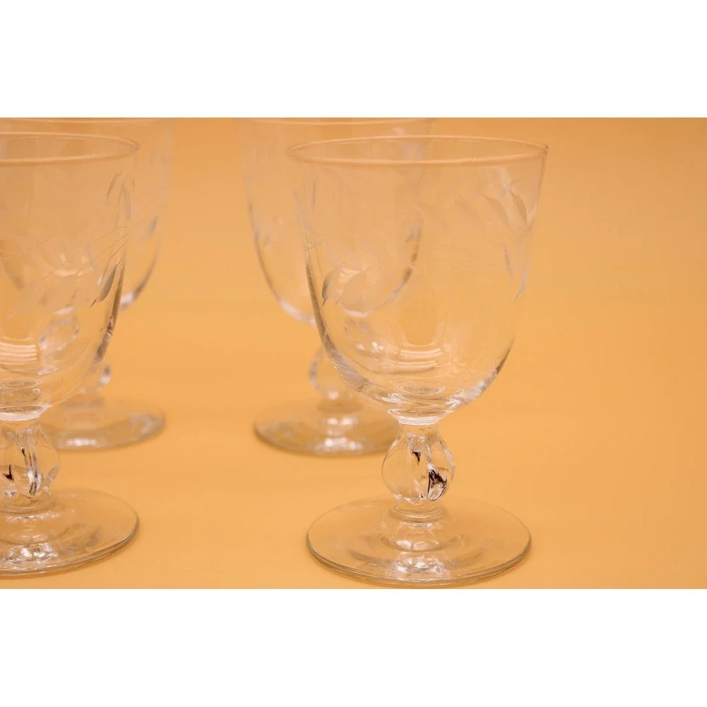 Libbey Wheat Golden Wheat Wine Glass Set 4 Pieces
